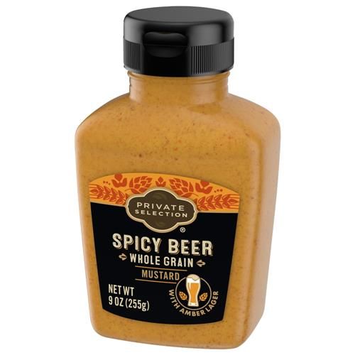 Private Selection Spicy Beer Whole Grain Mustard 9 oz