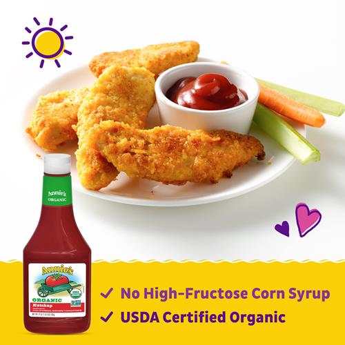 Annies Organic Ketchup, Gluten Free, Certified Usda Organic, 24 Oz