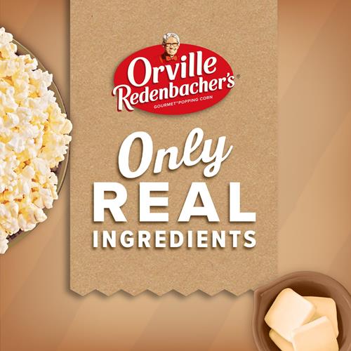 Orville Redenbachers Naturals Microwave Popcorn, Simply Salted Flavor, 3.29 Oz., 6-Count