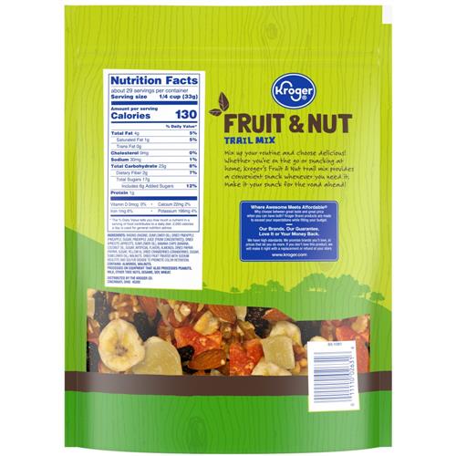 Kroger Fruit & Nut Trail Mix 34 oz