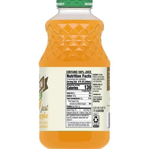 R.W. Knudsen Organic Pineapple Juice, 32 Ounces (Pacakging May Vary)