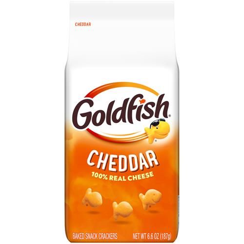 Goldfish Cheddar Cheese Crackers, Baked Snack Crackers, 6.6 Oz Bag