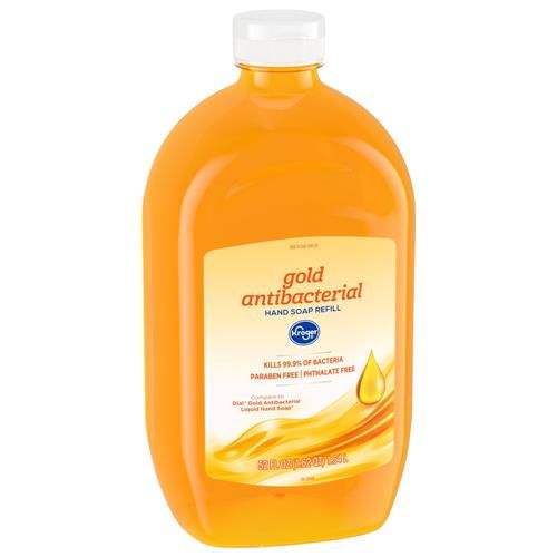 Kroger Gold Antibacterial Liquid Hand Soap Refill 52 fl oz