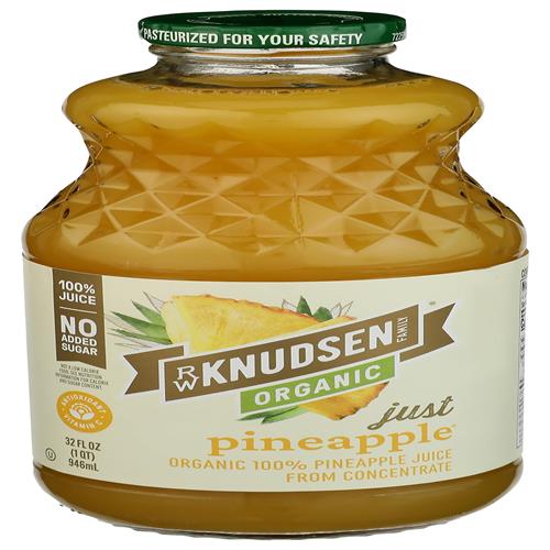 R.W. Knudsen Organic Pineapple Juice, 32 Ounces (Pacakging May Vary)