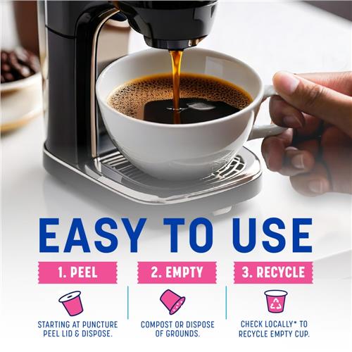 Kroger Donut Shop Blend Medium Roast Coffee Pods 12 ct