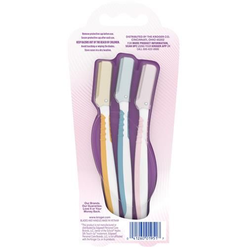 Kroger Touch Up Razor Dermaplane Disposable Refills 3 ct