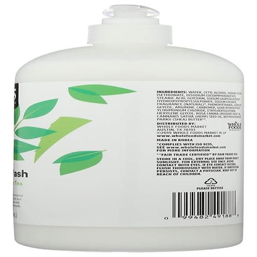 Whole Foods Market Body Wash Moisturizing Aloe & White Tea, 32 Fl Oz