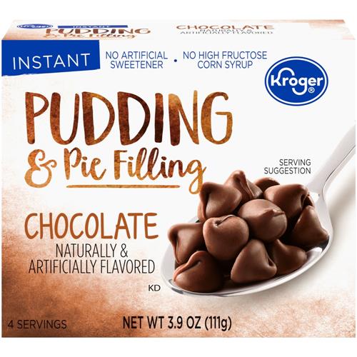 Kroger Chocolate Instant Pudding & Pie Filling 3.9 oz
