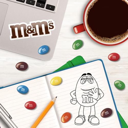 M&Ms, Peanut Chocolate, 1.74 Oz