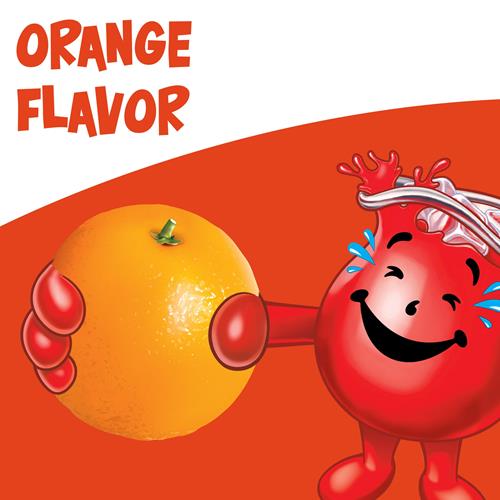 Kool-Aid Unsweetened Orange Powdered Soft Drink Mix, 0.15 Oz Packet