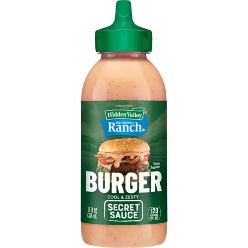 Hidden Valley The Original Ranch Burger Secret Sauce, 12 Fluid Ounce Squeezable Bottle (Package May Vary)