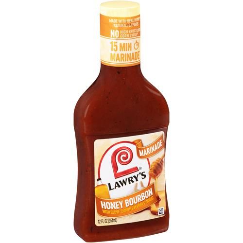 Lawrys Honey Bourbon With Clove, Chipotle Pepper & Garlic Marinade, 12 Fl Oz