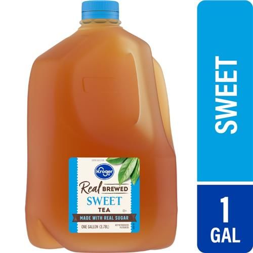 Kroger Real Brewed Caffeinated Sweet Iced Tea Gallon 1 gal