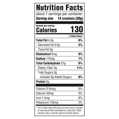Triscuit Thin Crisps Sour Cream & Onion Whole Grain Wheat Crackers, Lunch Snacks, Snack Crackers, 7.1 Oz