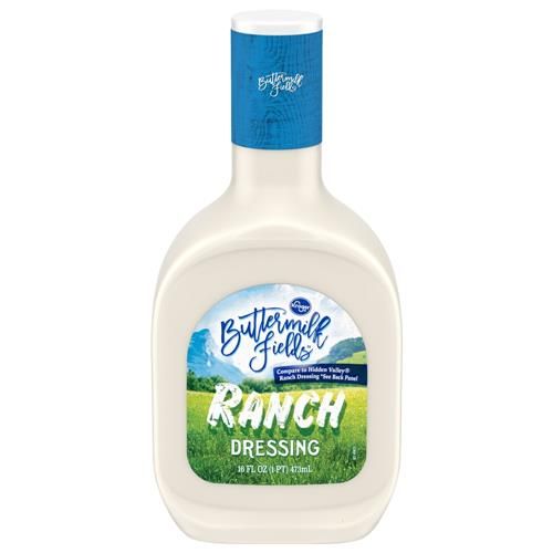 Kroger Buttermilk Fields Ranch Salad Dressing 16 fl oz