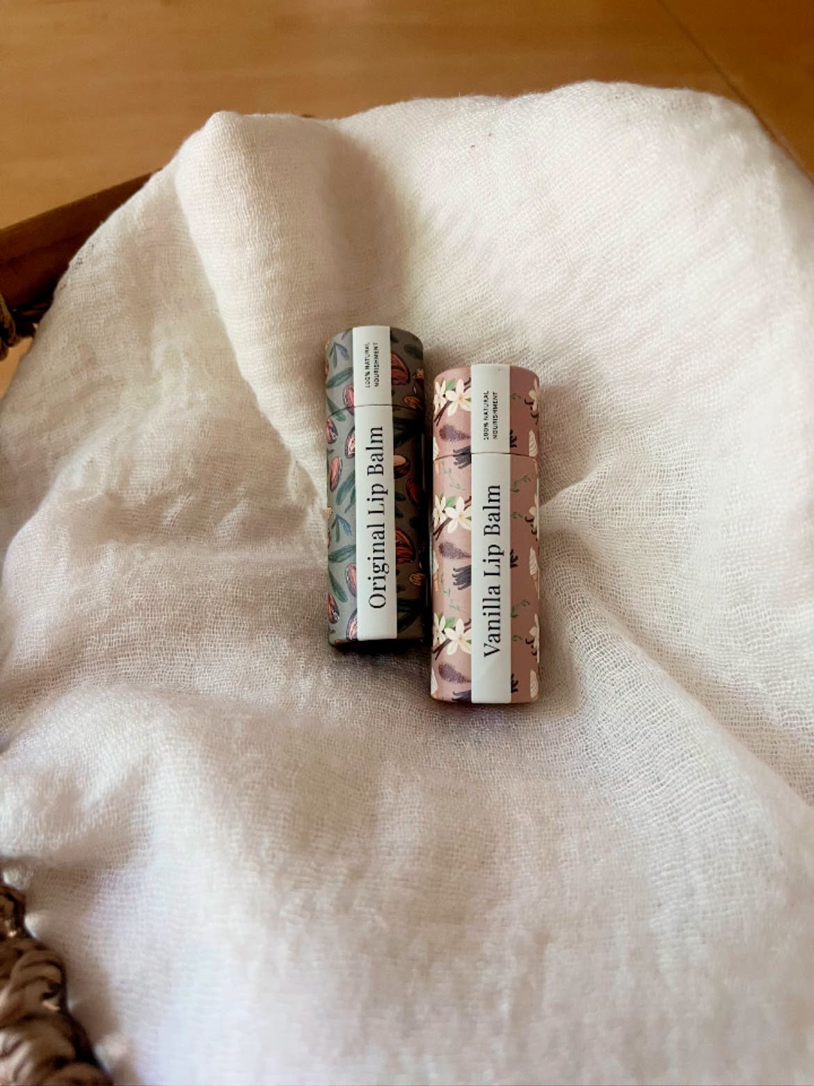 Lip Balm – Vanilla & Original | Hydrating Natural Lip Care with Toxin-Free & Organic Ingredients