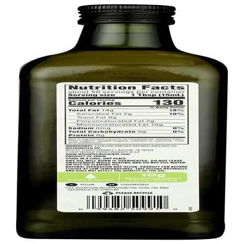 Whole Foods Market Avocado Oil, 25.4 Fl Oz