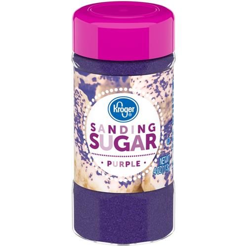 Kroger Purple Sanding Sugar 4 oz