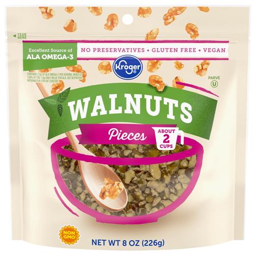 Kroger Walnut Pieces 8 oz