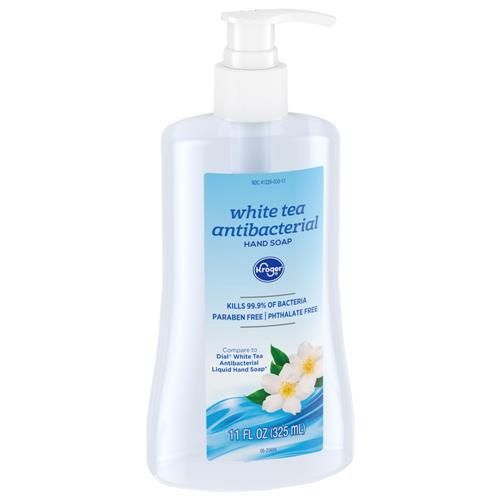 Kroger White Tea Scent Antibacterial Liquid Hand Soap 11 fl oz