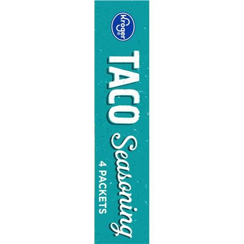 Kroger Taco Seasoning Packets 4 ct / 1.25 oz