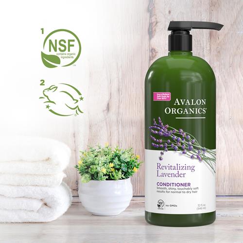 Avalon Organics Conditioner, Nourishing Lavender, 32 Oz