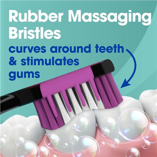 Kroger Multi-Action Massage Toothbrush with Soft Bristles 10 count