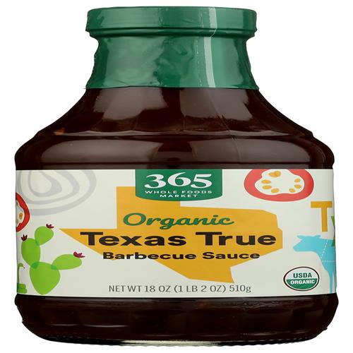 Whole Foods Market, Organic Texas True Barbecue Sauce, 18 Oz