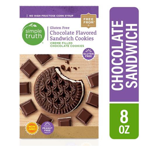 Simple Truth Gluten Free Chocolate Sandwich Cookies 8 oz