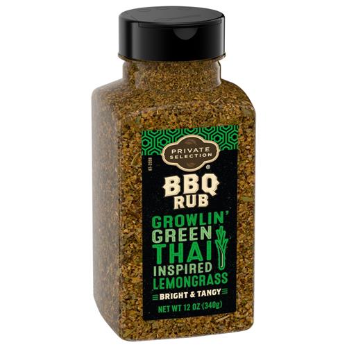 Private Selection Growlin Green Thai Lemongrass BBQ Rub 12 oz