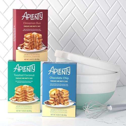 Aplenty Toasted Coconut Pancake And Waffle Mix, 16 Oz