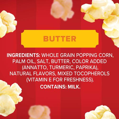 Orville Redenbachers Microwave Popcorn, Butter Flavor, 3.29 Oz., 6-Count