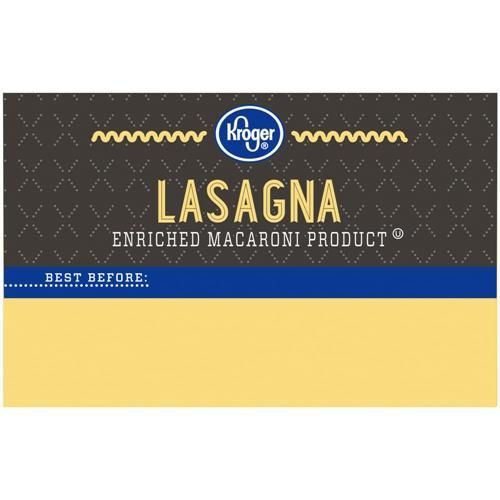 Kroger Lasagna Noodles 16 oz
