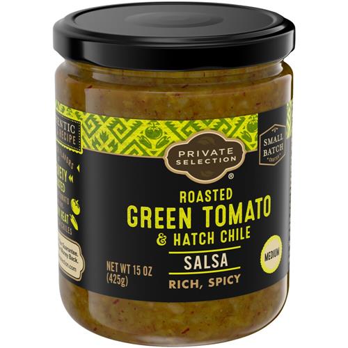 Private Selection Roasted Green Tomato & Hatch Chile Salsa 15 oz