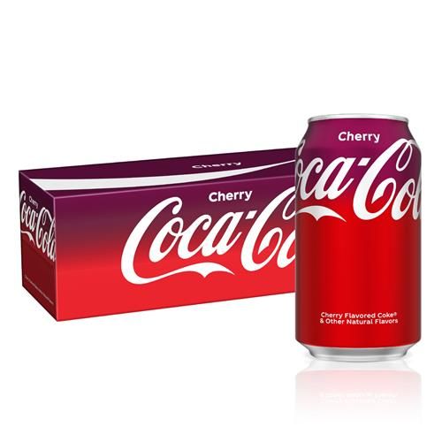 Coca-Cola Cherry Coke Soda, 12 Fl Oz (Pack Of 12)