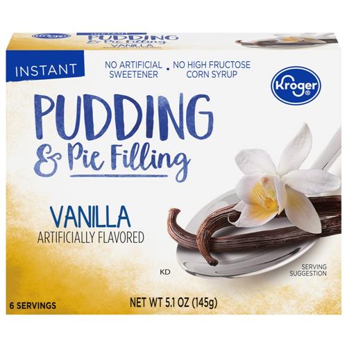 Kroger Instant Vanilla Pudding & Pie Filling 5.1 oz