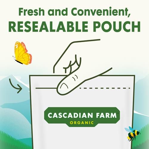 Cascadian Farm Organic Granola, Fruit And Nut Cereal, Resealable Pouch, 11 Oz.