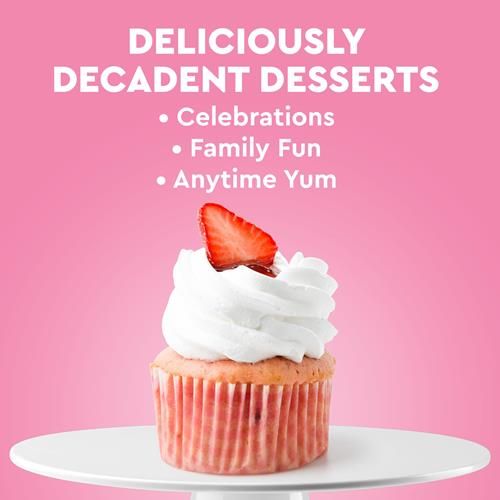 Duncan Hines Signature Perfectly Moist Strawberry Supreme Naturally Flavored Cake Mix, 15.25 Oz
