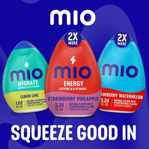 Mio Energy Strawberry Pineapple Flavored With Other Natural Flavor Liquid Water Enhancer, 3.24 Fl Oz Bottle