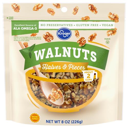 Kroger Halves & Pieces Walnuts 8 oz