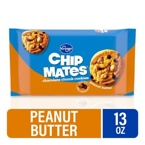Kroger ChipMates Peanut Butter Chunk Chocolate Chip Cookies 13 oz