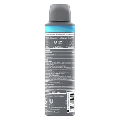 Dove Men+Care Antiperspirant Deodorant Clean Comfort Dry Spray For Men 72-Hour Sweat And Odor Protection With Triple Defense Technology 3.8 Oz