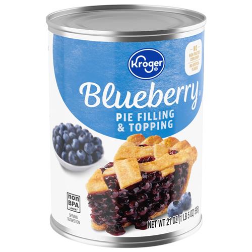 Kroger Blueberry Pie Filling 21 oz