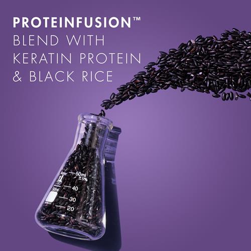 Nexxus Keraphix Shampoo With Proteinfusion For Damaged Hair Keratin Protein, Black Rice, Silicone-Free 33.8 Oz