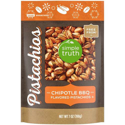 Simple Truth Chipotle BBQ Flavored Pistachios 7 oz