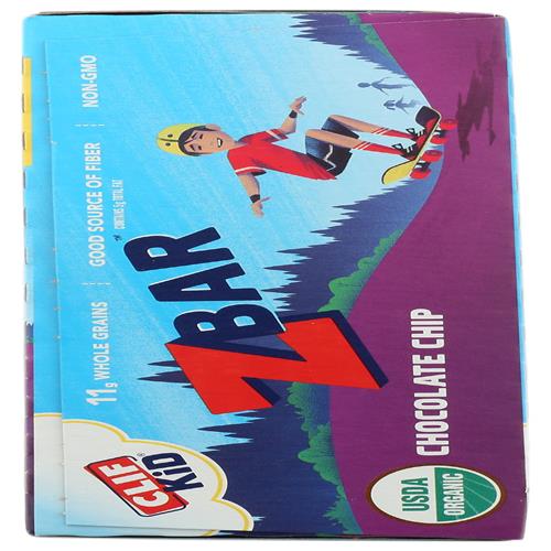 Clif, Bar Z Chocolate Chip Organic 12 Count, 15.24 Ounce
