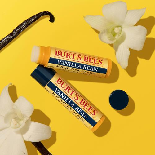 Burts Bees Vanilla Bean Lip Balm, Lip Moisturizer With Responsibly Sourced Beeswax, Tint-Free, Natural Conditioning Lip Treatment, 1 Tube, 0.15 Oz.