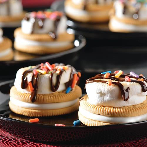 Oreo Double Stuf Golden Sandwich Cookies, 14.03 Oz