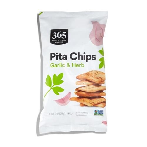 Whole Foods Market Garlic Herb Pita Chips, 9 Ounce