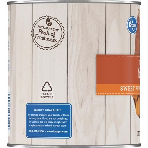 Kroger Cut Sweet Potato Yams in Syrup 29 oz